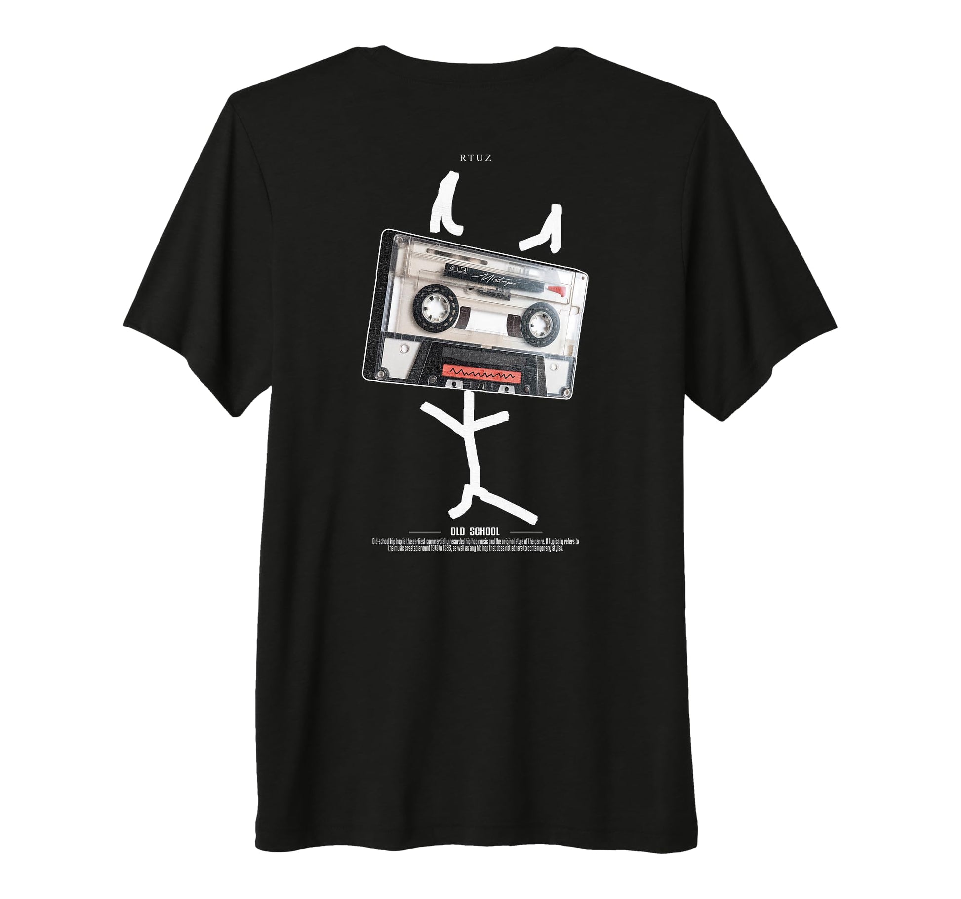 Back Streetwear Old School Music T-Shirt - Custom Art Print for Adults - T-Shirt, Sweatshirt, Hoodie