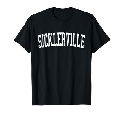Sicklerville Nj Distressed White T-Shirt - Unique Graphic for Adults - T-Shirt, Sweatshirt, Hoodie