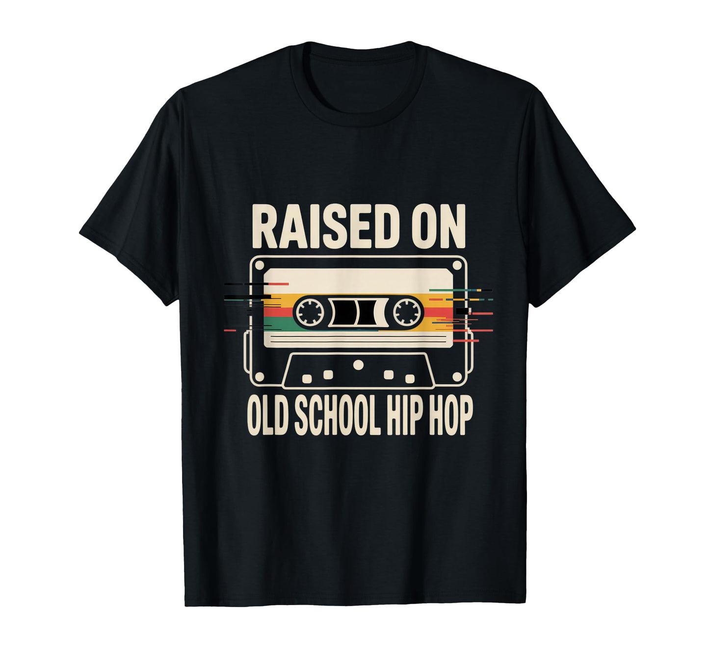 Raised Old School Hip Hop Music T-Shirt - Custom Art Print Men Women - T-Shirt, Sweatshirt, Hoodie