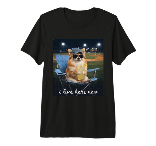 Funny Baseball Mom Pomchi Dog I T-Shirt - Casual Everyday Wear for Adults - T-Shirt, Sweatshirt, Hoodie
