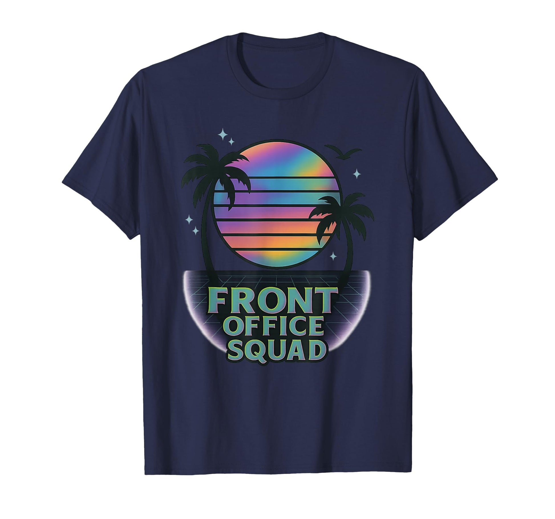 Front Office Squad Team Sunset T-Shirt - Minimalist Print Men Women - T-Shirt, Sweatshirt, Hoodie