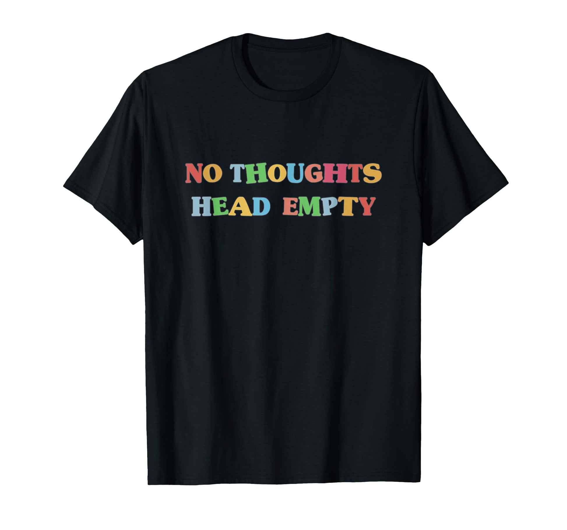 Kidcore Aesthetic No Thoughts Head T-Shirt - Minimalist Print for Adults - T-Shirt, Sweatshirt, Hoodie