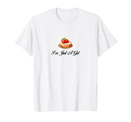 Im Just Coquette Cake Ribbon Girlcore T-Shirt - Unique Graphic Men Women - T-Shirt, Sweatshirt, Hoodie