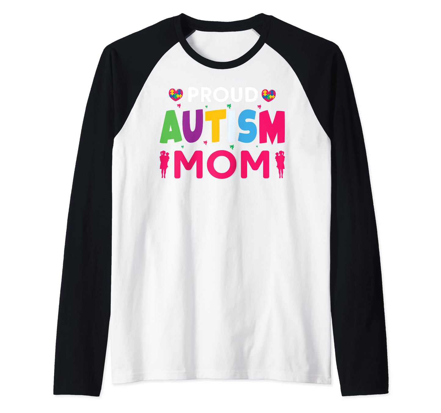 Proud Autism Mom Autistic Puzzle Hoodie - Casual Everyday Wear Men Women - T-Shirt, Sweatshirt, Hoodie