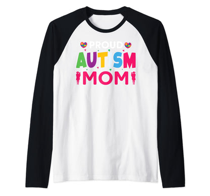 Proud Autism Mom Autistic Puzzle Hoodie - Casual Everyday Wear Men Women - T-Shirt, Sweatshirt, Hoodie