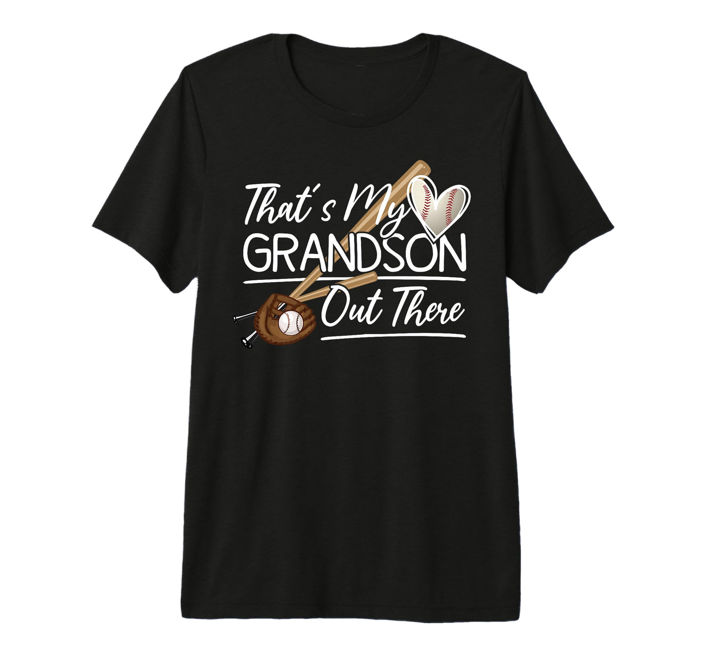 Thats My Grandson Out There Baseball T-Shirt - Unique Graphic Men Women - T-Shirt, Sweatshirt, Hoodie