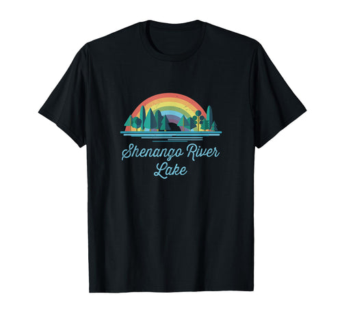 Shenango River Lake Rainbow Lake T-Shirt - Custom Art Print Men Women - T-Shirt, Sweatshirt, Hoodie