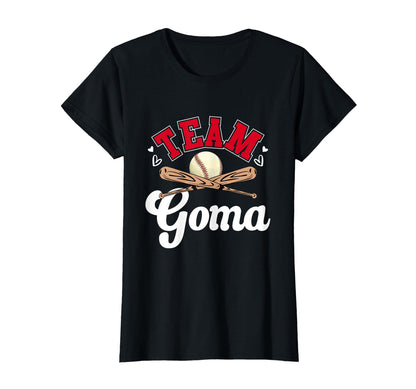 Team Goma Mothers Day Baseball Softball T-Shirt - Graphic Print Unisex - T-Shirt, Sweatshirt, Hoodie
