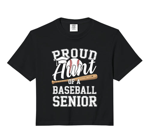 Proud Aunt 2026 Senior Baseball Hoodie - Novelty Apparel for Adults - T-Shirt, Sweatshirt, Hoodie
