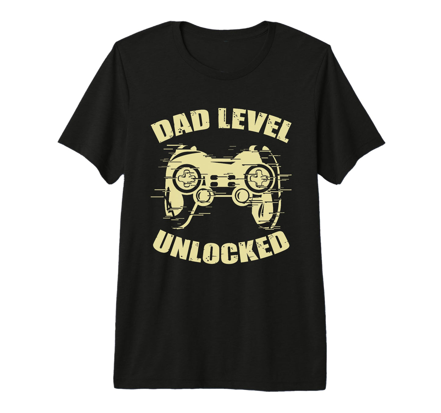 Dad Level Unlocked Gaming Controller T-Shirt - Novelty Apparel Unisex - T-Shirt, Sweatshirt, Hoodie