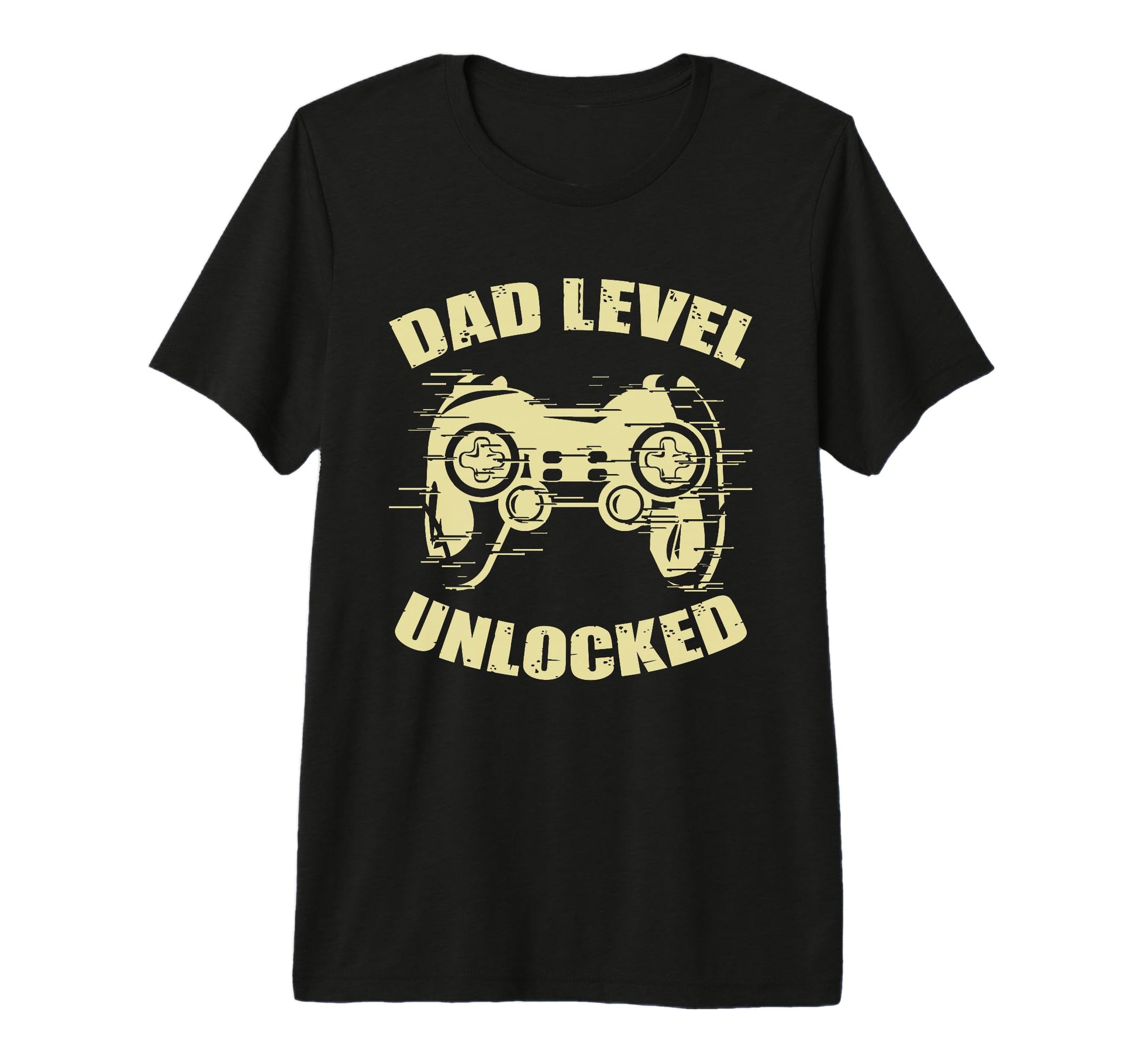Dad Level Unlocked Gaming Controller T-Shirt - Novelty Apparel Unisex - T-Shirt, Sweatshirt, Hoodie