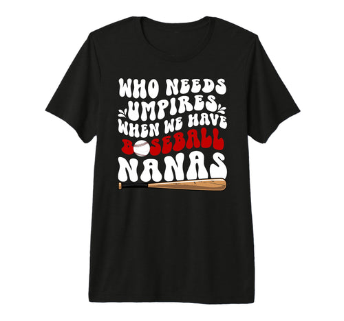 Groovy Baseball Nana Grandma Nana T-Shirt - Custom Art Print for Adults - T-Shirt, Sweatshirt, Hoodie