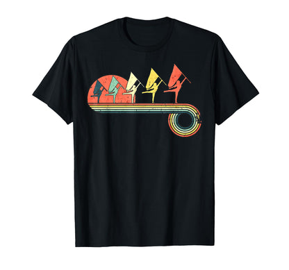 Color Guard Flag Dance Sunset Rainbow T-Shirt - Casual Everyday Wear Unisex - T-Shirt, Sweatshirt, Hoodie