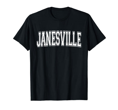 Janesville Wi Wisconsin Usa Sports T-Shirt - Novelty Apparel for Adults - T-Shirt, Sweatshirt, Hoodie
