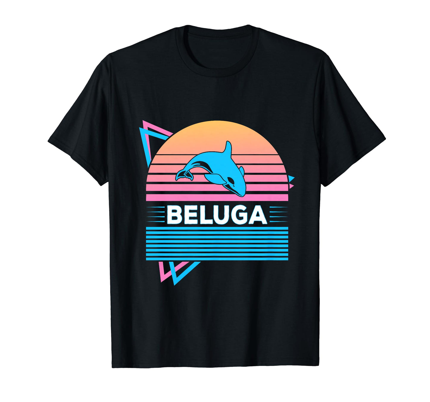 Beluga Vaporwave Aesthetic T-Shirt - Trendy Graphic Men Women - T-Shirt, Sweatshirt, Hoodie