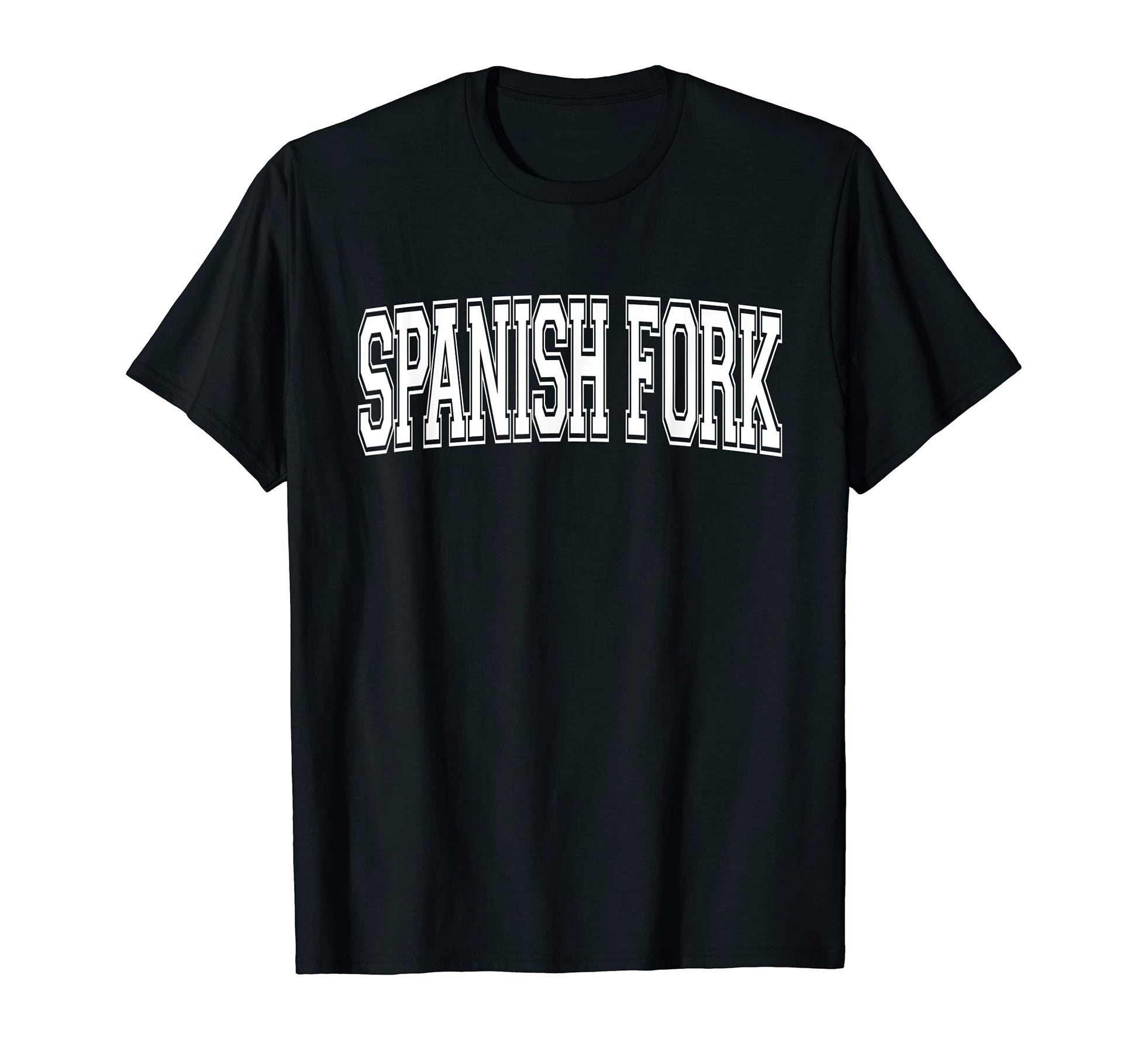 Spanish Fork Ut Utah Usa Sports Varsity T-Shirt - Minimalist Print Unisex - T-Shirt, Sweatshirt, Hoodie