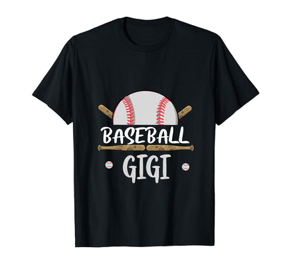 Baseball Gigi Grandma Granny Mothers T-Shirt - Aesthetic Graphic Men Women - T-Shirt, Sweatshirt, Hoodie