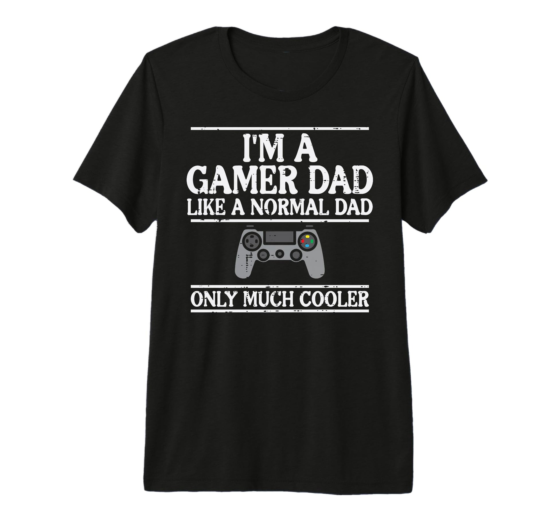 Gamer Dad Like Normal Cooler Funny T-Shirt - Fun Novelty Design for Adults - T-Shirt, Sweatshirt, Hoodie