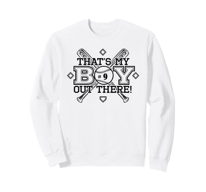 Baseball Mom Dad Thats My Sweatshirt - Casual Everyday Wear for Adults - T-Shirt, Sweatshirt, Hoodie