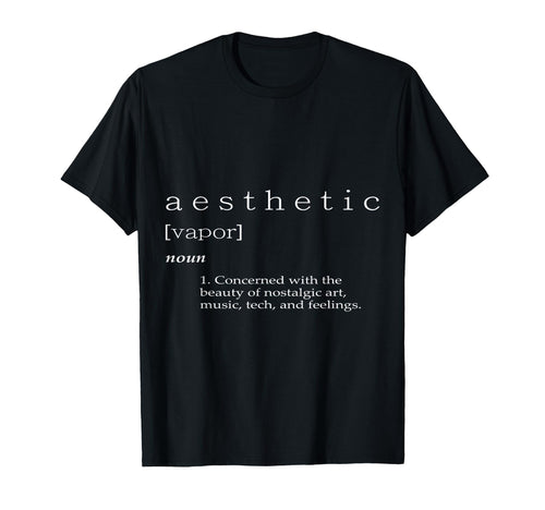Aesthetic Definition Vaporwave Decor T-Shirt - Trendy Graphic Men Women - T-Shirt, Sweatshirt, Hoodie