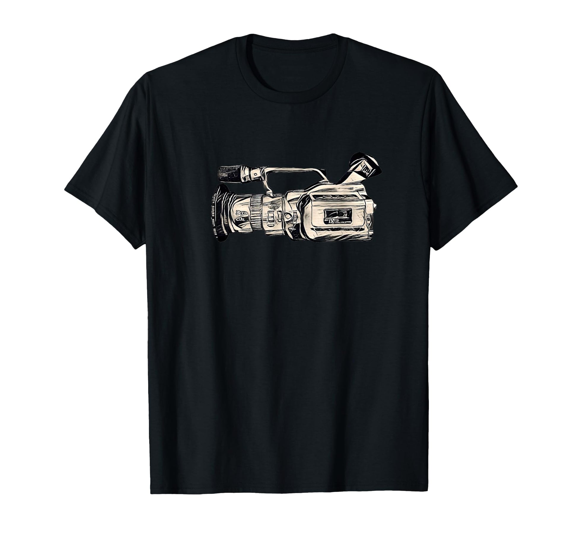Vx1000 Iconic Skateboard Video Camera T-Shirt - Custom Art Print Unisex - T-Shirt, Sweatshirt, Hoodie