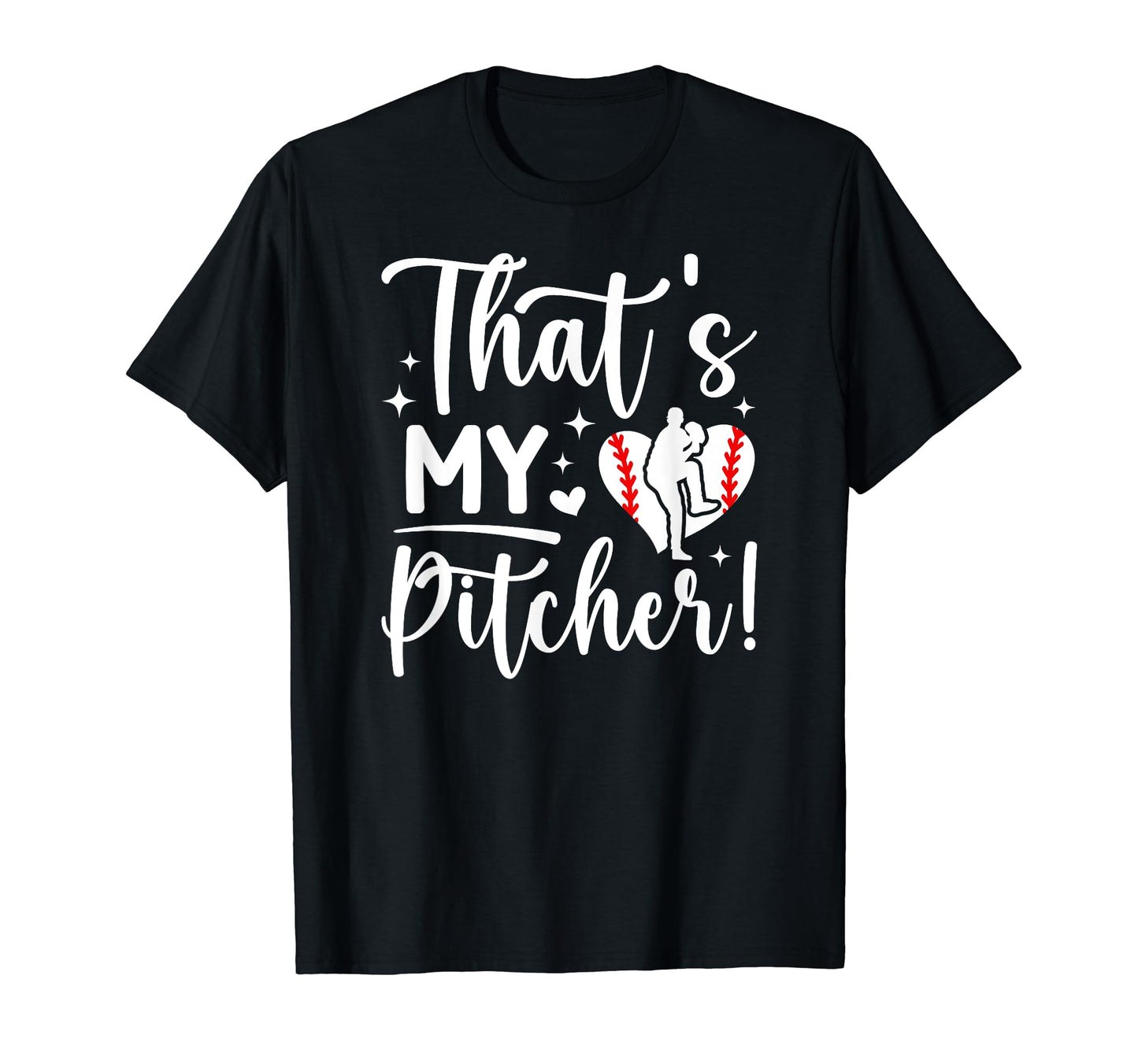 Thats My Baseball Pitcher Mom T-Shirt - Custom Art Print Men Women - T-Shirt, Sweatshirt, Hoodie