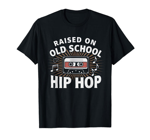Raised Old School Graffiti Rap Hip T-Shirt - Custom Art Print for Adults - T-Shirt, Sweatshirt, Hoodie