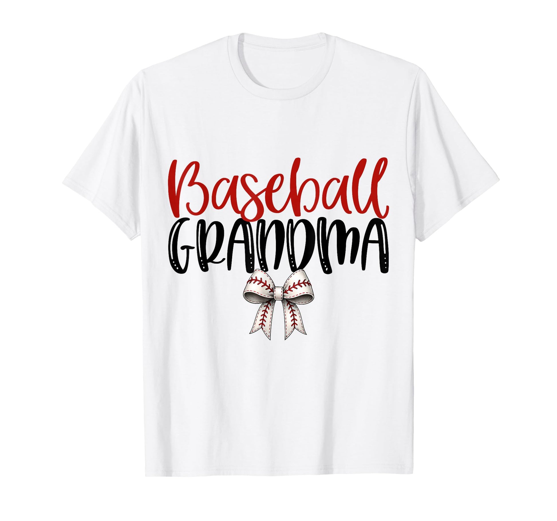 Baseball Bonus Mom Coquette Bow T-Shirt - Casual Everyday Wear Men Women - T-Shirt, Sweatshirt, Hoodie
