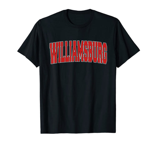 Williamsburg Va Virginia Varsity Usa T-Shirt - Custom Art Print Unisex - T-Shirt, Sweatshirt, Hoodie