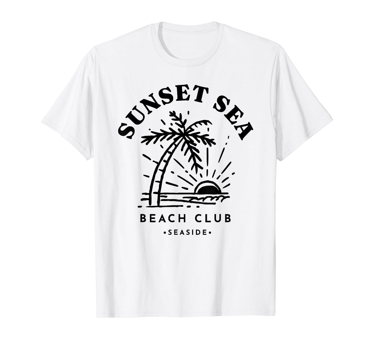 Sunset Beach Club Gift Surfers Surfboard T-Shirt - Novelty Apparel Unisex - T-Shirt, Sweatshirt, Hoodie