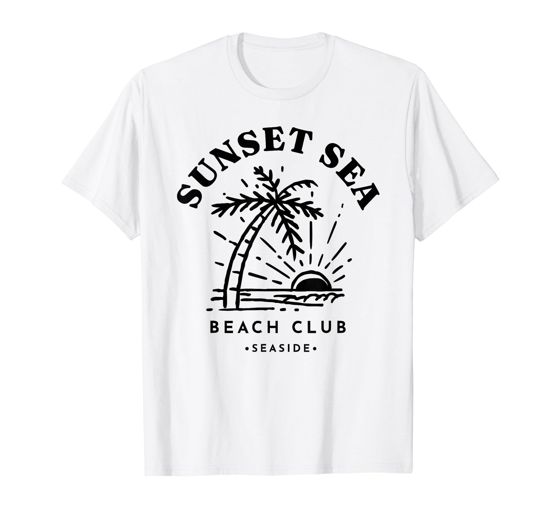 Sunset Beach Club Gift Surfers Surfboard T-Shirt - Novelty Apparel Unisex - T-Shirt, Sweatshirt, Hoodie