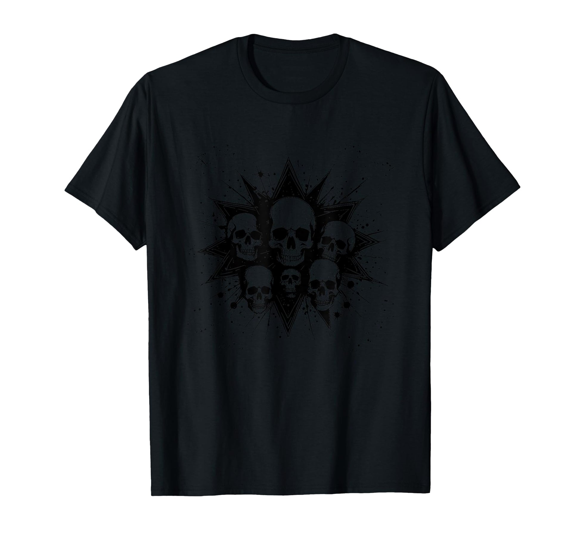 Grunge 90S Skulls Skeletons Skather T-Shirt - Novelty Apparel for Adults - T-Shirt, Sweatshirt, Hoodie