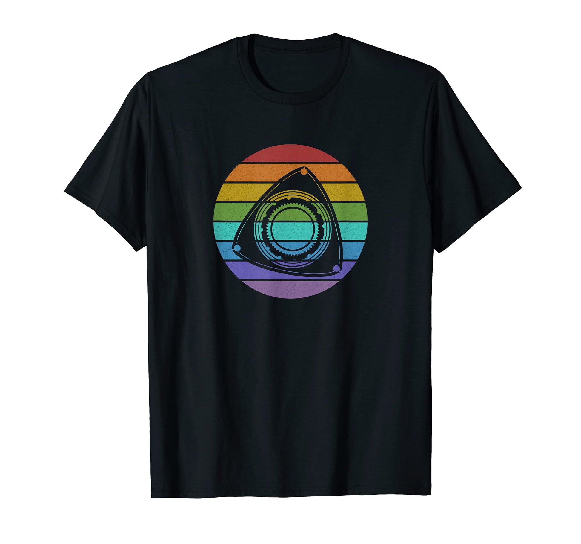 Stripes Wankel Rotary Engine T-Shirt - Trendy Graphic Men Women - T-Shirt, Sweatshirt, Hoodie