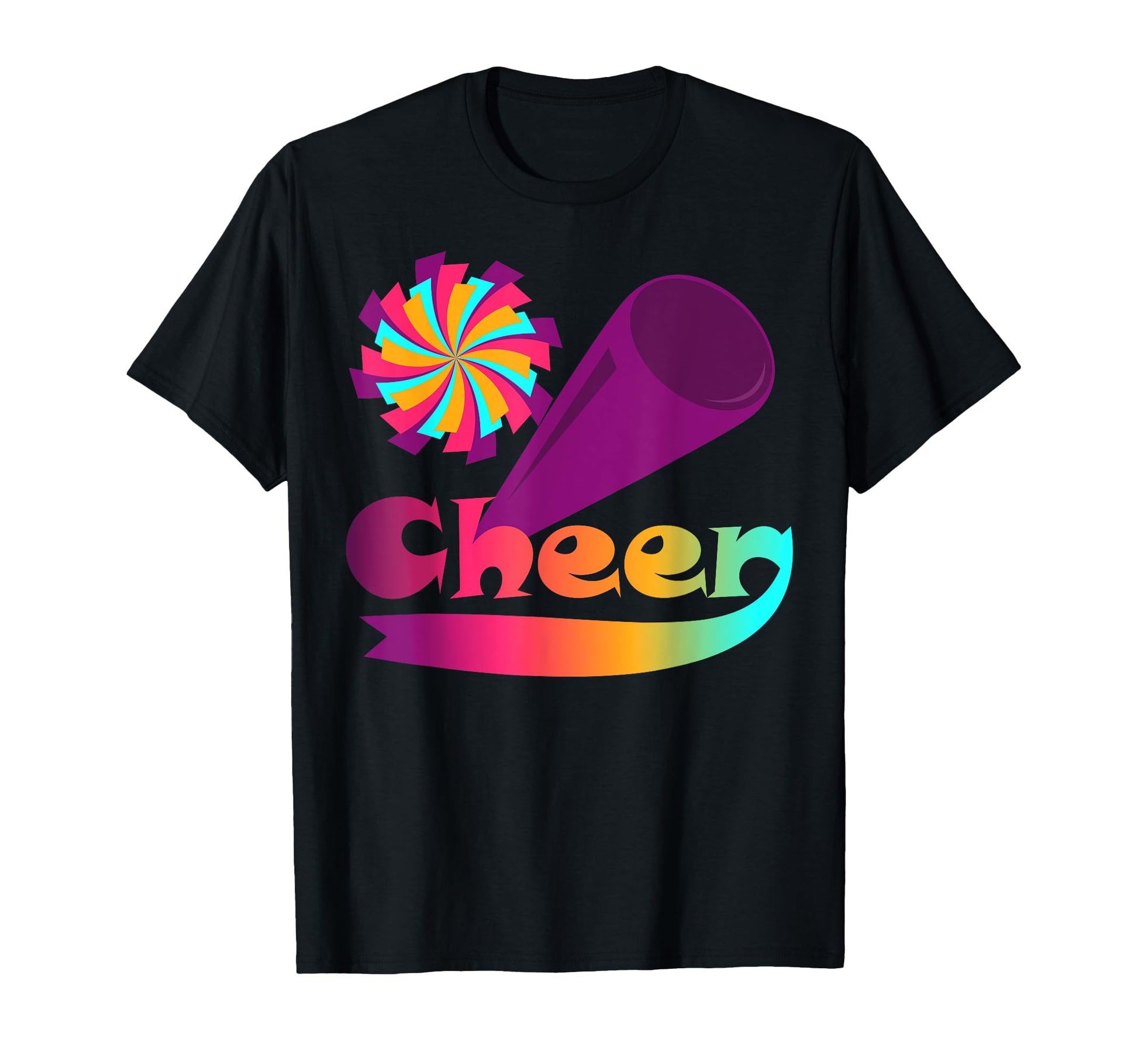 Game Day Love Cheer Mom Cheerleader Colors T-Shirt - Graphic Print Unisex - T-Shirt, Sweatshirt, Hoodie