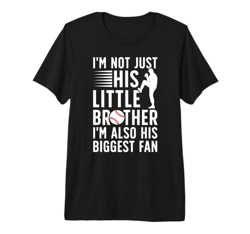 His Biggest Fan Baseball Brother T-Shirt - Aesthetic Graphic for Adults - T-Shirt, Sweatshirt, Hoodie