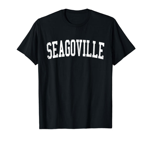 Seagoville Tx Distressed White Varsity T-Shirt - Graphic Print Men Women - T-Shirt, Sweatshirt, Hoodie