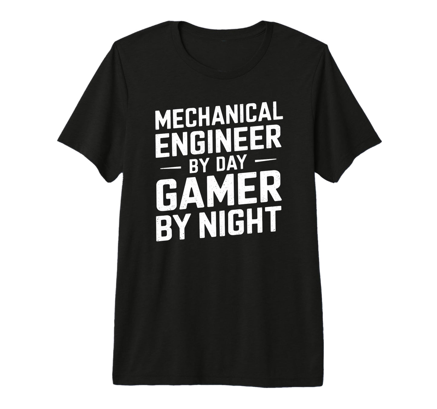 Mechanical Engineer Day Gamer Night T-Shirt - Minimalist Print for Adults - T-Shirt, Sweatshirt, Hoodie