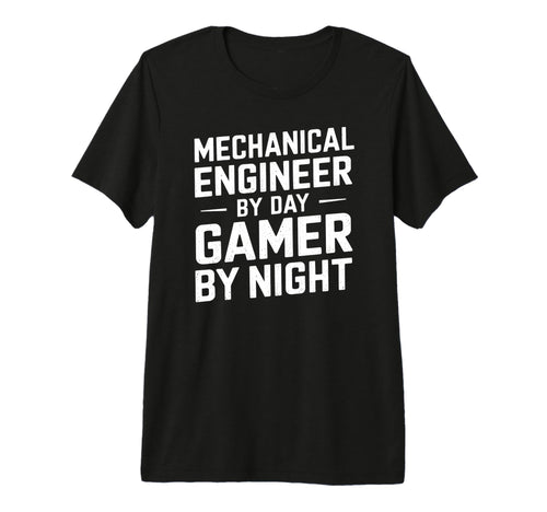 Mechanical Engineer Day Gamer Night T-Shirt - Minimalist Print for Adults - T-Shirt, Sweatshirt, Hoodie