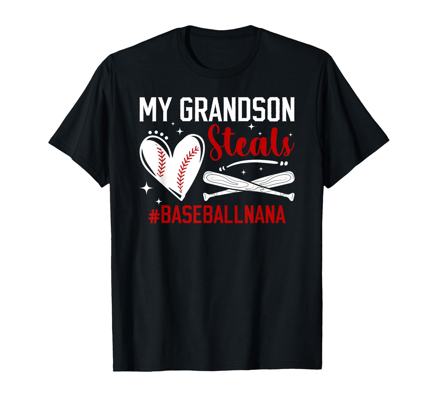 Baseball Nana Grandma Funny Nana T-Shirt - Graphic Print for Adults - T-Shirt, Sweatshirt, Hoodie
