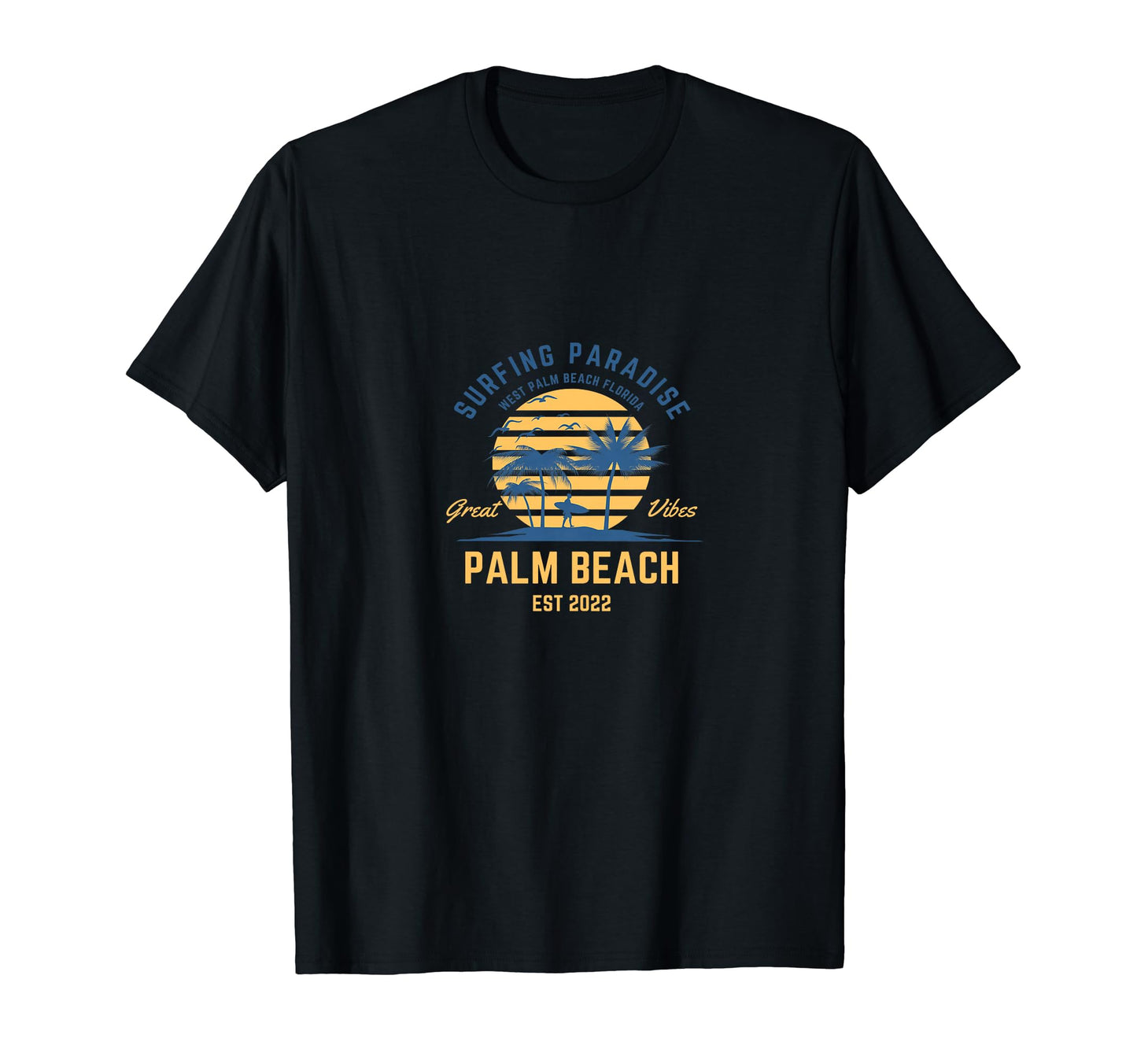 Surfing Paradise Hip Hop Oldschool T-Shirt - Trendy Graphic for Adults - T-Shirt, Sweatshirt, Hoodie
