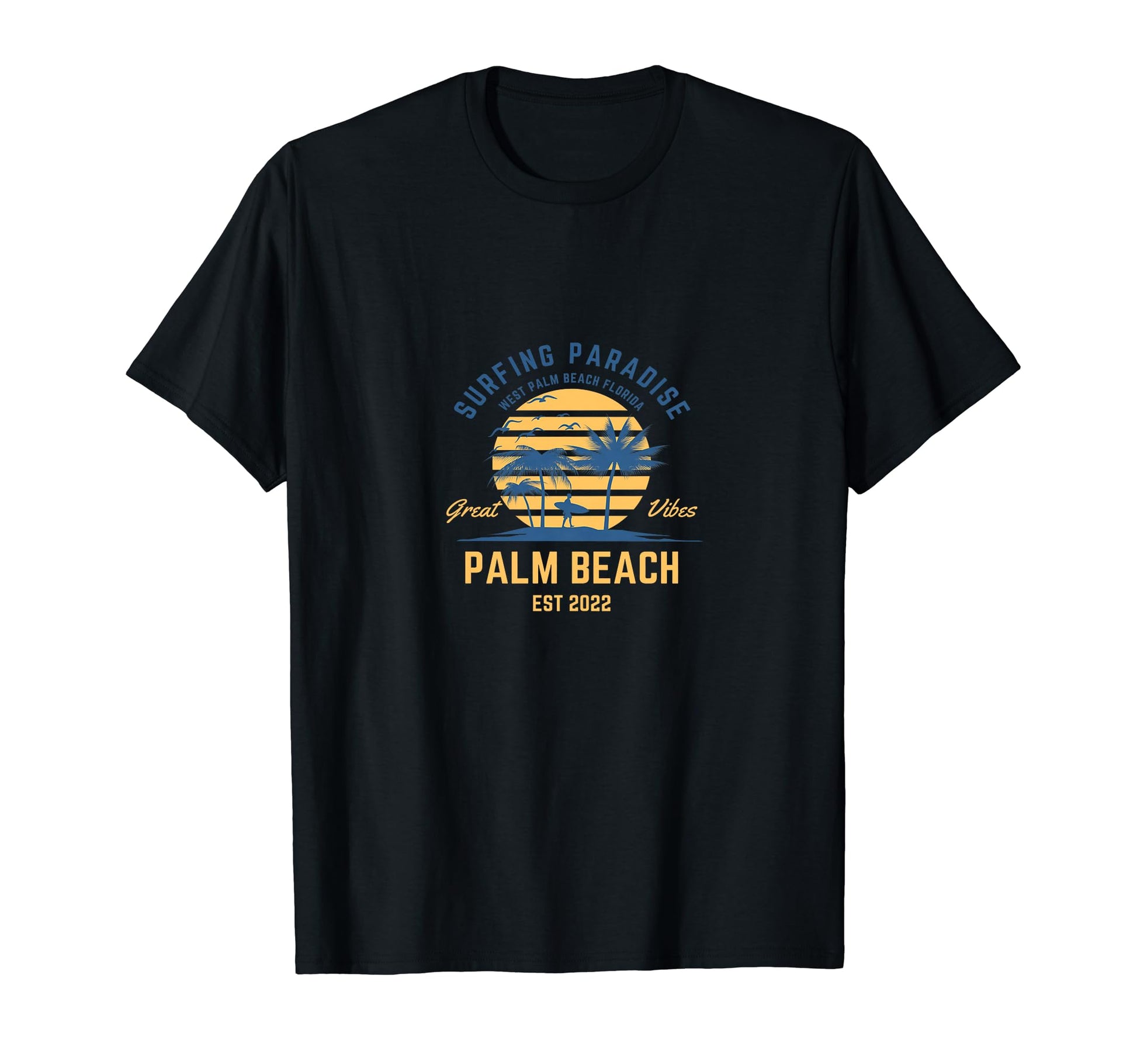 Surfing Paradise Hip Hop Oldschool T-Shirt - Trendy Graphic for Adults - T-Shirt, Sweatshirt, Hoodie
