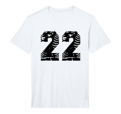 Baseball Softball Number 22 T-Shirt - Casual Everyday Wear Men Women - T-Shirt, Sweatshirt, Hoodie