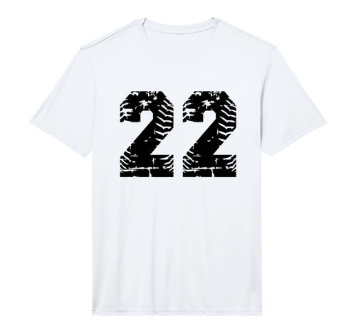 Baseball Softball Number 22 T-Shirt - Casual Everyday Wear Men Women - T-Shirt, Sweatshirt, Hoodie