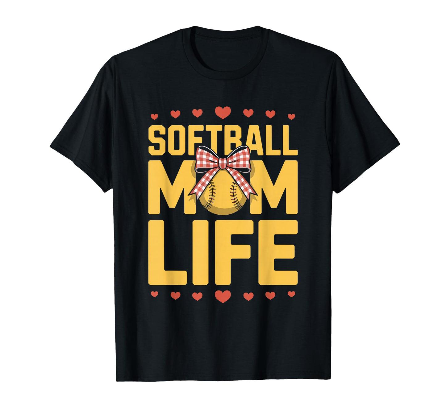 Softball Mom Life Baseball Sports T-Shirt - Aesthetic Graphic Men Women - T-Shirt, Sweatshirt, Hoodie
