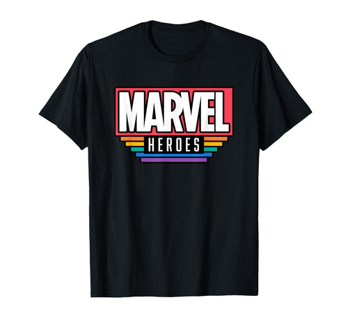 Marvel Pride Flag Rainbow Marvel T-Shirt - Streetwear Style for Adults - T-Shirt, Sweatshirt, Hoodie