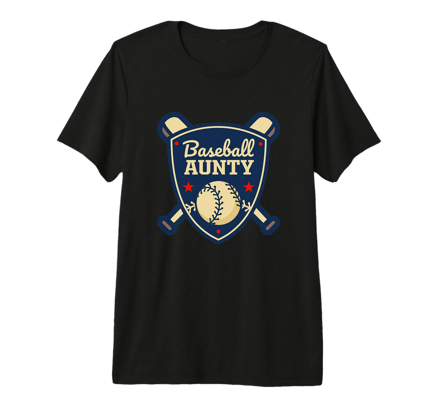 Baseball Aunty Matching Family Baseball T-Shirt - Graphic Print Unisex - T-Shirt, Sweatshirt, Hoodie