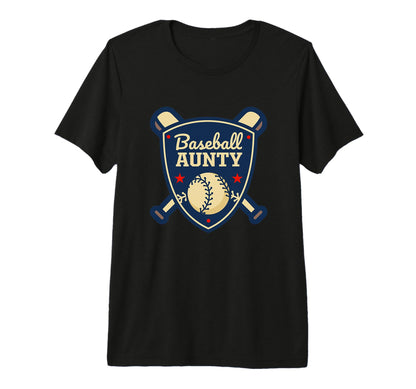 Baseball Aunty Matching Family Baseball T-Shirt - Graphic Print Unisex - T-Shirt, Sweatshirt, Hoodie
