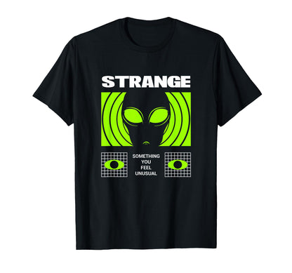 Strange Alien Aesthetic Edgy T-Shirt - Aesthetic Graphic Men Women - T-Shirt, Sweatshirt, Hoodie