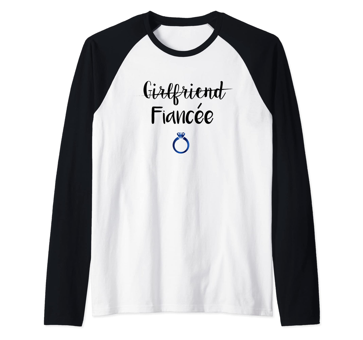 Girlfriend Fiancee Ring Engaged Wedding Hoodie - Trendy Graphic Men Women - T-Shirt, Sweatshirt, Hoodie