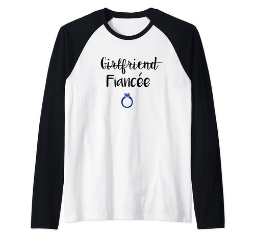 Girlfriend Fiancee Ring Engaged Wedding Hoodie - Trendy Graphic Men Women - T-Shirt, Sweatshirt, Hoodie